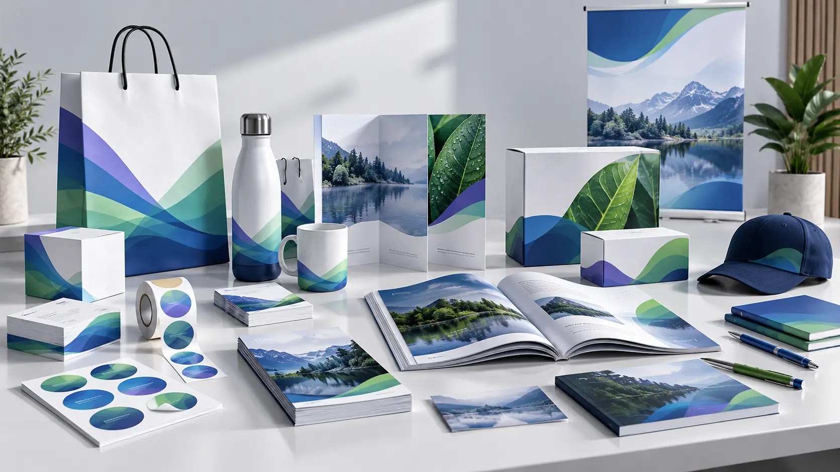 Materiais de impressão personalizados